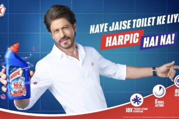 लैवेटरी केयर के बादशाह और बॉलीवुड के किंग ने मिलाया हाथ: हार्पिक ब्रांड एंबेसडर के रूप में शाहरुख खान का स्‍वागत करता है