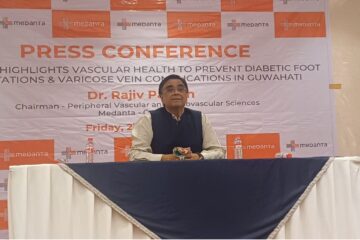 मेदांता ने गुवाहाटी में मधुमेह के कारण पैर के विच्छेदन और वैरिकोज वेन की जटिलताओं को रोकने के लिए संवहनी स्वास्थ्य पर प्रकाश डाला